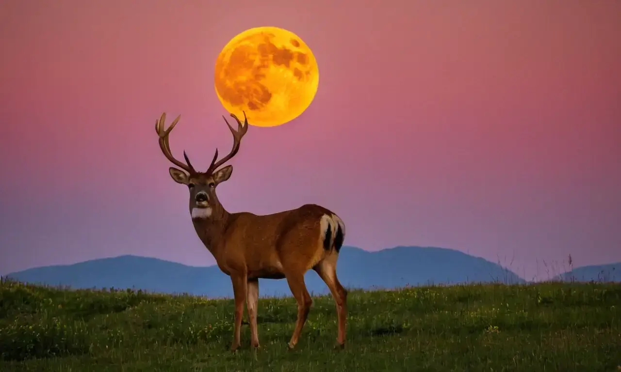Summertime myths and rituals celebrate the fiery Buck Moon